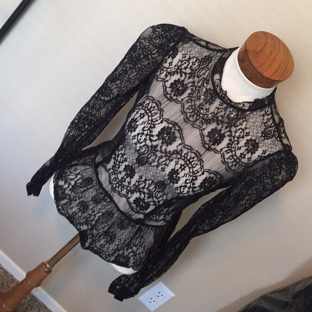 Charlotte Russe lace Top